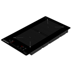 Превью картинка Индукционная варочная панель домино Meferi MIH302BK ULTRA #6