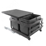 Превью картинка Vibo KOMBI 2.0 MINI M40W Система сортировки и хранения, 2 емкости (12л+12л), креп. фасада, полн.выдв., плавн.закр. направл. Nova Pro, крышка-полка (MKOMBI2GME402SCGMRF) #2