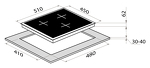 Превью картинка Индукционная варочная панель Maunfeld EVI.453-BG #10