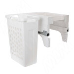 Превью картинка PULSE HAMPER LM40 Корзина для белья выдвижная, 1 емкость (35л), напр.полн.выдв., плавн.закр., креп.фасада, цвет белый (LHM401-35WT) #3