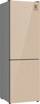 Превью картинка Холодильник с нижней морозилкой Weissgauff WRK 185 Total NoFrost Inverter Beige Glass #14