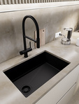 Превью картинка Металлическая мойка EMAR EMB-660(UN) PVD Black #4