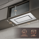 Превью картинка Полновстраиваемая вытяжка Weissgauff Aura 1350 WH Premium Touch Inverter WI-FI #10