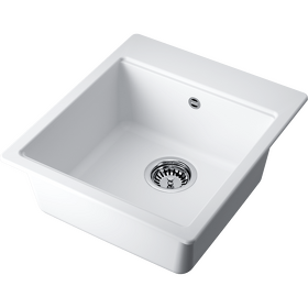 Картинка Omoikiri Мойка Akari 45-WH Tetogranit/белый