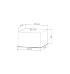 Превью картинка Полновстраиваемая вытяжка Millen MBKHG 901 WH #2