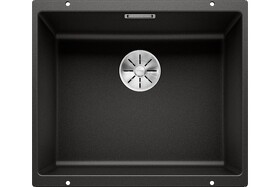 Картинка Blanсo SUBLINE 500-U SILGRANIT PuraDur черный с отв.арм. InFino