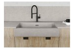 Превью картинка Гранитная мойка Blanсo VINTERA XL 9-UF SILGRANIT темная скала #8