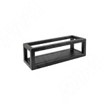 Превью картинка PULSE Металлокаркас-полки 370х120х120мм, черный (RAL 9005, муар) (MF.21.370х120х120.BLC) #1