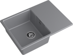 Превью картинка Кварцевая мойка GranFest GF-URBAN 668L Темно-серый #2