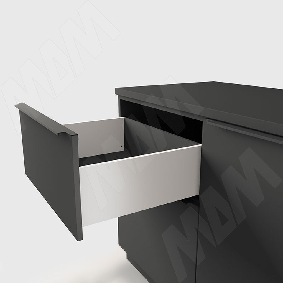 Фото PULSE ЛС БОКС ПРО Комплект ящика 450 мм, Н200, с доводчиком, белый, LS BOX PRO (LSB.PRO.LS200450W)