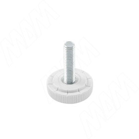 Картинка PULSE Ножка мебельная, М6x20, белая (PI01.M6X20.WH)