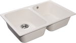 Превью картинка Кварцевая мойка GranFest GF-QUARZ 15 Белый #2