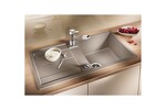 Превью картинка Гранитная мойка Blanсo METRA 5 S SILGRANIT PuraDur кофе с клапаном-автоматом #4
