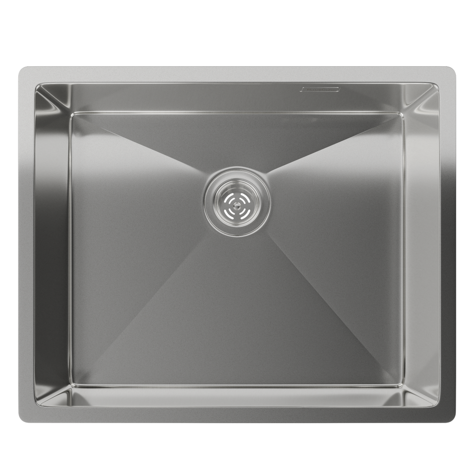 Фото Металлическая мойка Rivelato RINOX 5444 UN нерж.сталь 1 чаша 540*440*200 мм