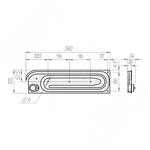 Превью картинка Zapet Коллектор для жалюзи, белый, 380х105, Н-1282 (2063.000) #2