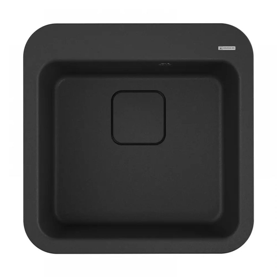 Фото Гранитная мойка Omoikiri Tasogare 51-BL Artgranit/черный