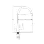 Превью картинка Смеситель для кухни EMAR ЕС - 3022 #2