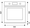 Превью картинка Электрический духовой шкаф Bertazzoni F6011MODVPTX #2