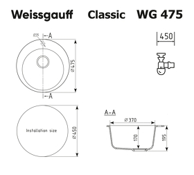 Картинка Weissgauff WG 47501 Classic White