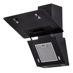 Превью картинка Наклонная вытяжка KRONAsteel LIORA 600 black S #4