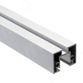 Картинка Cinetto PS65 Горизонтальный профиль верх/низ, серебро, L-2000 (PR657003046A-S2)