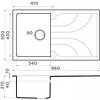 Превью картинка Гранитная мойка Omoikiri Yasugata 86-CH Tetogranit/шампань #2