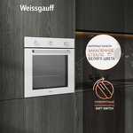 Превью картинка Газовый духовой шкаф Weissgauff WGO 702 White Glass #4
