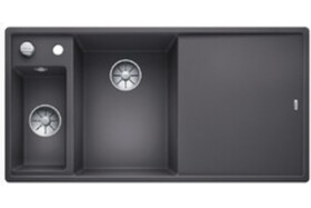 Картинка Blanсo BLANCO AXIA III 6 S-F темная скала чаша слева, доска ясень c кл.-авт. InFino®