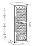 Превью картинка Шкаф винный  Weissgauff WWC-77 DB DualZone #16