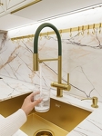 Превью картинка Смеситель для кухни EMAR ЕС - 7024GRN PVD Golden #3