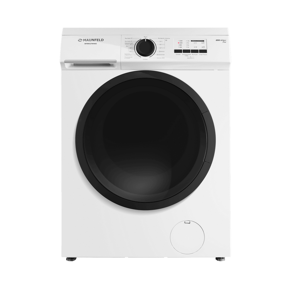 Фото Стиральная машина с фронтальной загрузкой Maunfeld MFWM127WH052