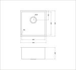 Превью картинка Металлическая мойка EMAR OL-F101 #6