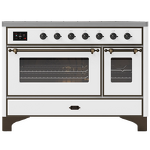 Превью картинка Центр варочный ILVE M127DNE3/WHB белый (фурн. бронза) #1