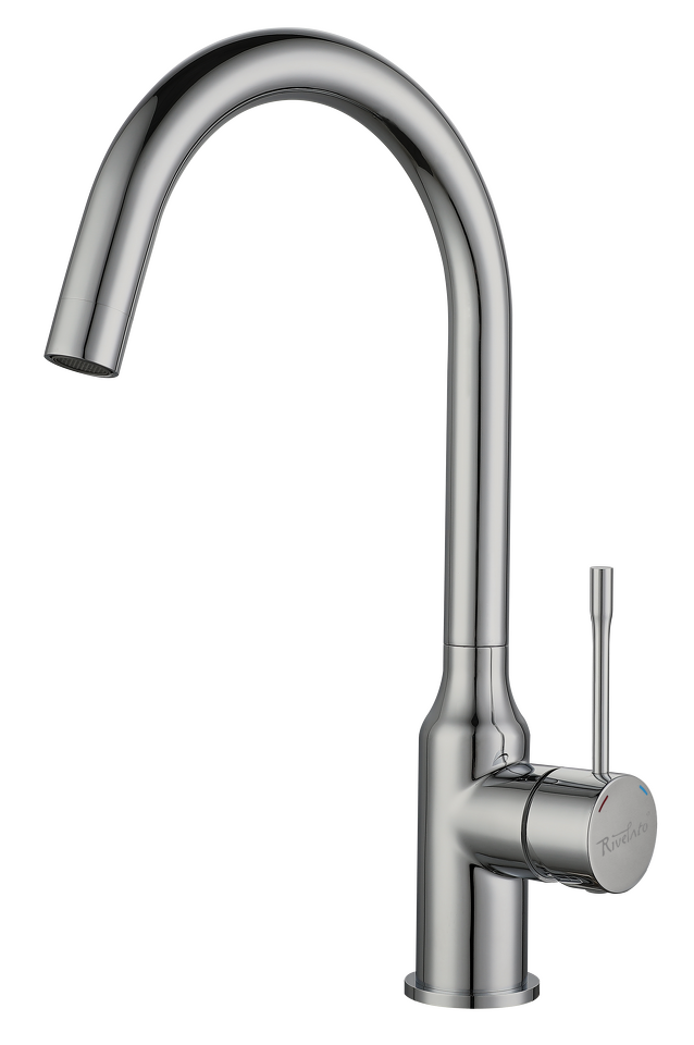 Фото Смеситель для кухни Rivelato Garda U-обр. D-35мм brushed