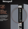 Превью картинка  Холодильник side by side Weissgauff WSBS 600 NoFrost Inverter Dark Grey Glass #7