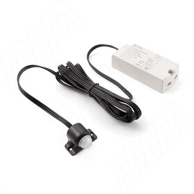Картинка PULSE Выключатель инфракрасный (PIR) на движение, черный, 220V, 250W (SW2-PIR-1BL)
