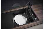 Превью картинка Гранитная мойка Blanсo AXIA III XL 6 S SILGRANIT PuraDur темная скала, доска стекло c кл.-авт. InFino #3