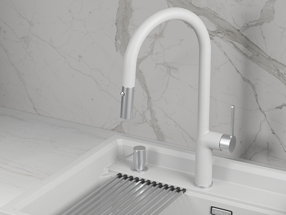 Фото Смеситель для кухни GRANULA 9010, АРКТИК