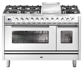 Картинка ILVE P12FDWE3/SS нержавеющая сталь (фурн. сатинированная сталь)