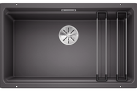 Превью картинка Гранитная мойка Blanсo ETAGON 700-U SILGRANIT PuraDur темная скала #1