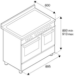 Превью картинка Центр варочный Bertazzoni HER96L1EXT2 #9