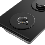 Превью картинка Газовая варочная панель домино Meferi MGH302BK GLASS LIGHT #9