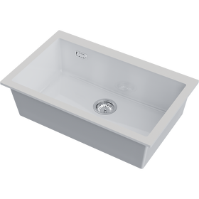 Картинка Omoikiri Omishima 76-U-WH Glossy Natceramic/белый глянцевый