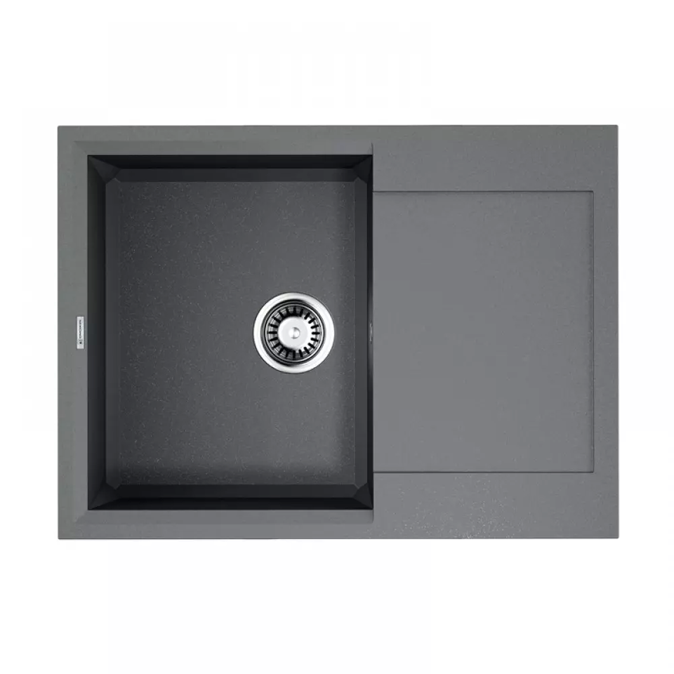 Фото Гранитная мойка Omoikiri Sakaime 68-GR Tetogranit/leningrad grey