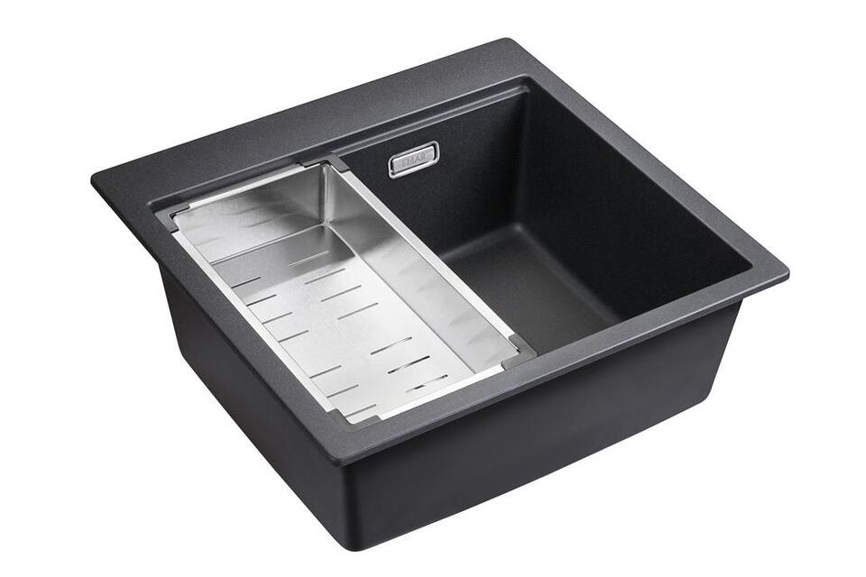 Фото Кварцевая мойка EMAR EMQ-1520.Q Оникс