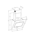 Превью картинка Наклонная вытяжка Lex LEILA 600 IVORY #6
