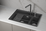 Превью картинка Кварцевая мойка GRANULA 7302i, ЧЁРНЫЙ #1