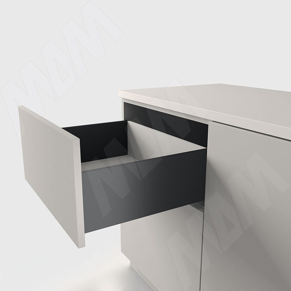 Фото PULSE ЛС БОКС Комплект ящика 450 мм, Н173, с толкателем, черный, LS BOX (LT173450BL)
