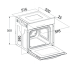 Превью картинка Электрический духовой шкаф Weissgauff EOM 610 PDBS #1