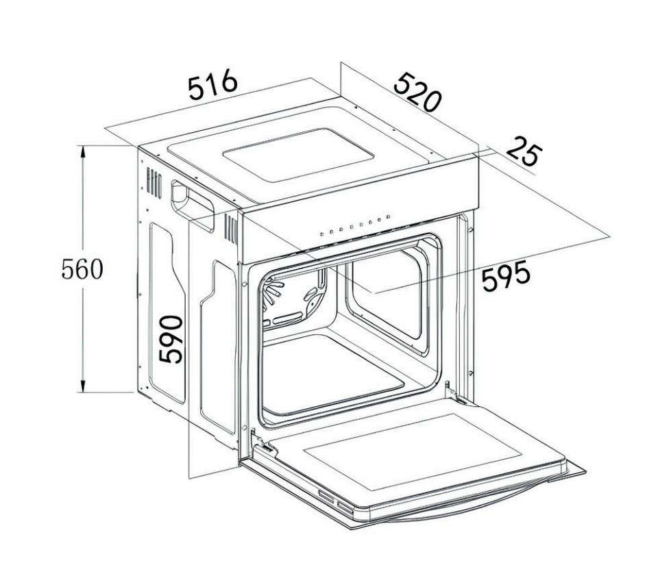 Фото Электрический духовой шкаф Weissgauff EOM 610 PDBS